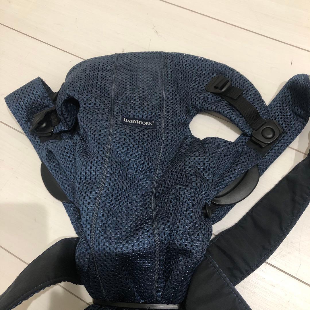 新品　BABYBJÖRN ベビーキャリアミニ ネイビー　MINI メッシュ