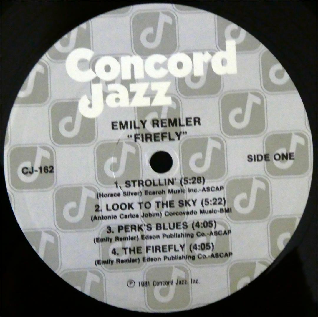 EMILY REMLER/FIREFLY/エミリー・レムラー/US-LP 盤)