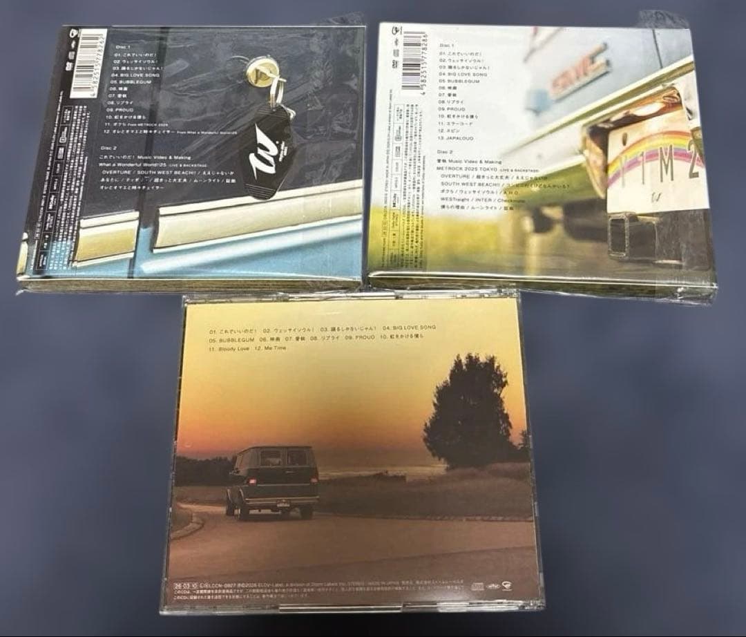 WEST. アルバム「唯一無二」３形態セット（DVD）