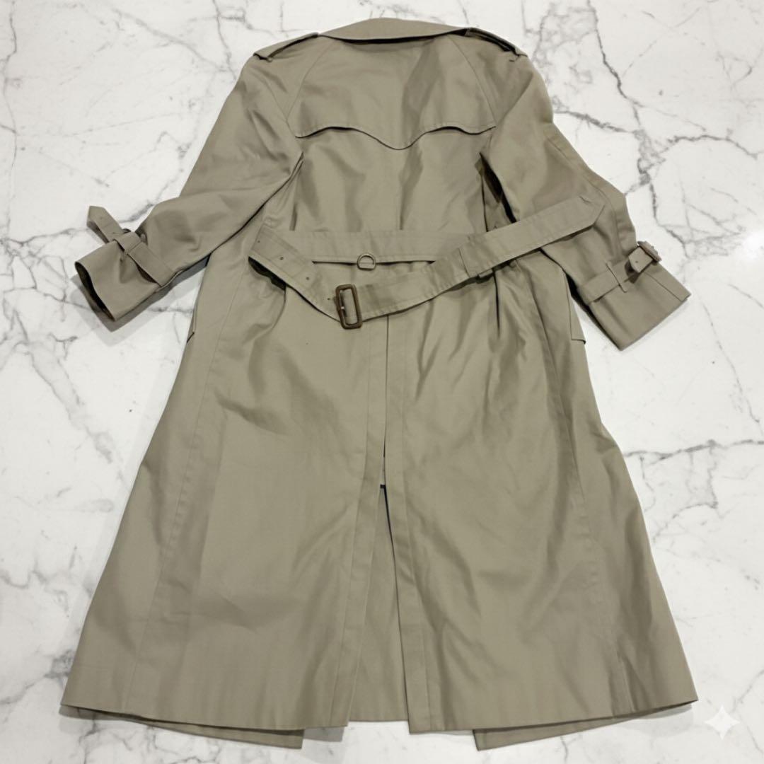 Burberry トレンチコート ノバチェック S ベルト付き カーキ 玉虫色