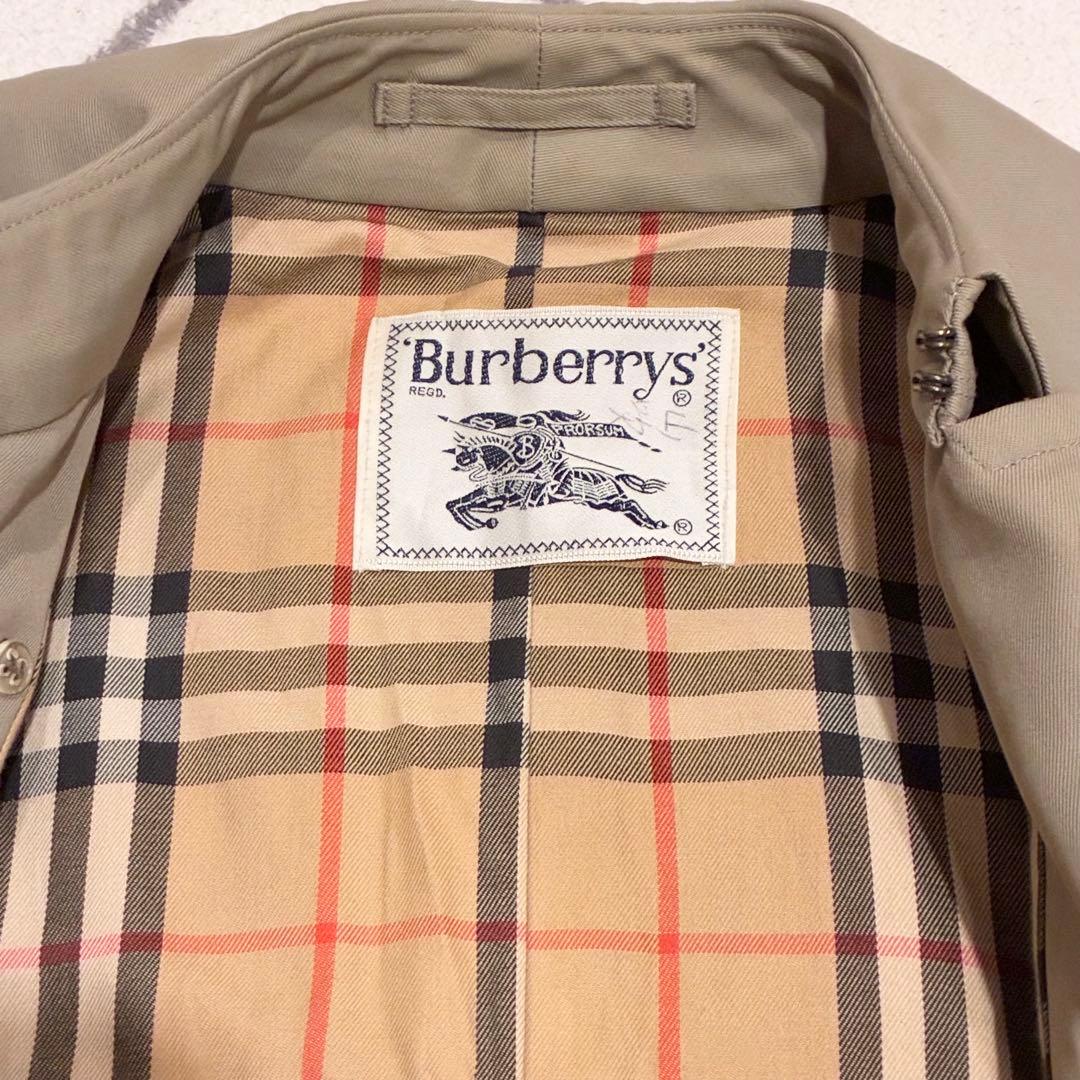 Burberry トレンチコート ノバチェック S ベルト付き カーキ 玉虫色