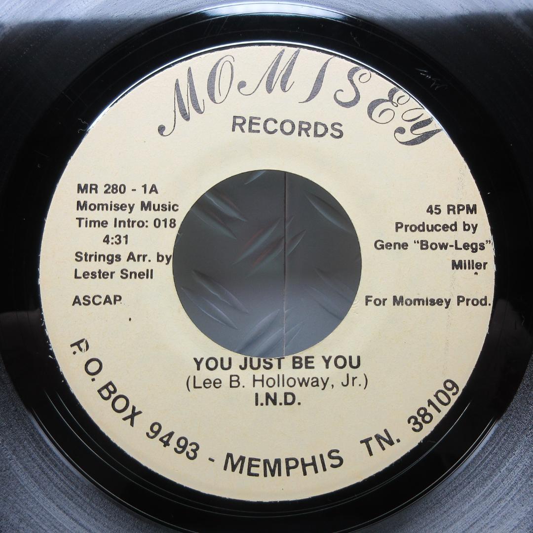 ★I.N.D./YOU JUST BE YOU★Side B Not On LP