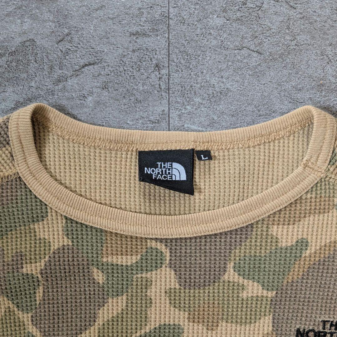 THE NORTH FACE ノースフェイス サーマル カモフラ 迷彩 Tシャツ