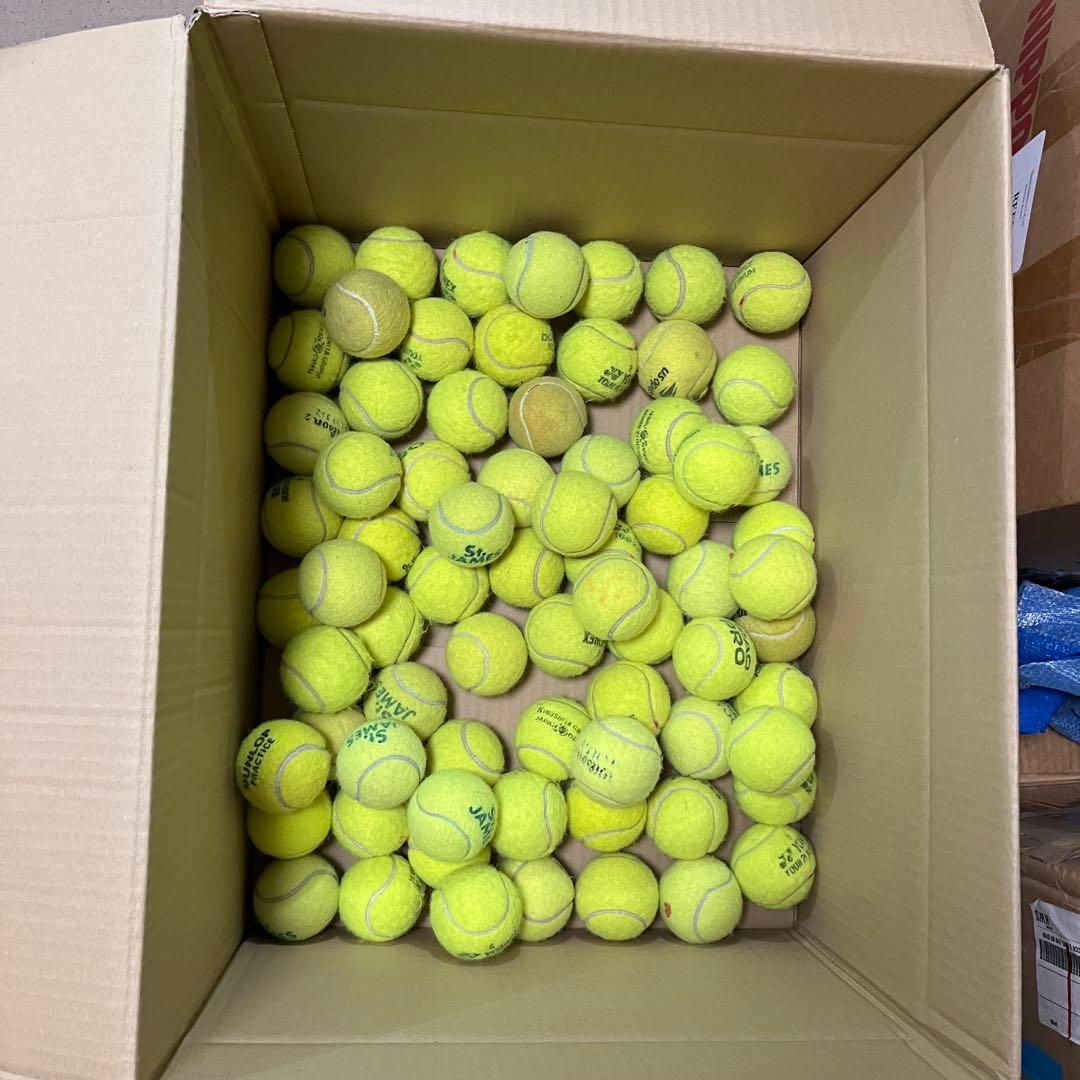 大量360個ぐらい中古硬式テニスボール
