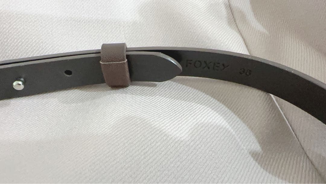 FOXEYワンピース38レディーブーケ　アンティークベージュ　ピンク フォクシー