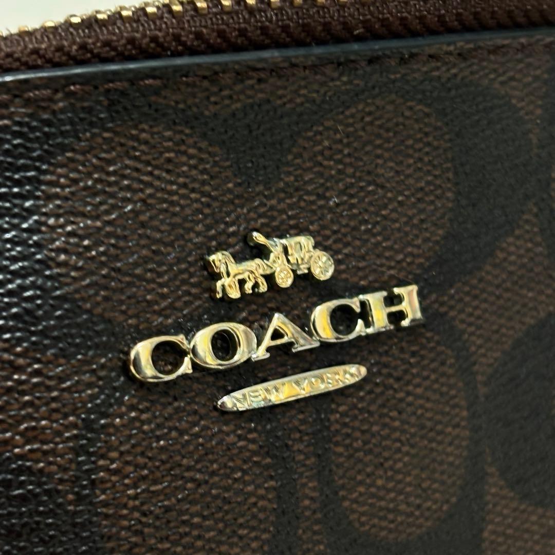 COACH コーチ ボディバッグ シグネチャー ブラウン F48740