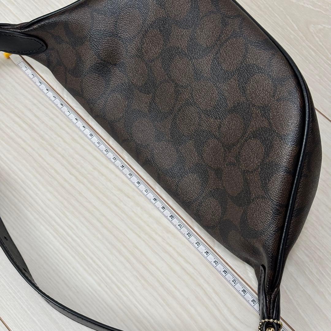 COACH コーチ ボディバッグ シグネチャー ブラウン F48740