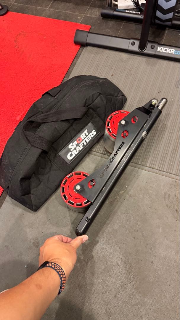 SPORT CRAFTERS 折りたたみ固定ローラー 収納バッグ付き