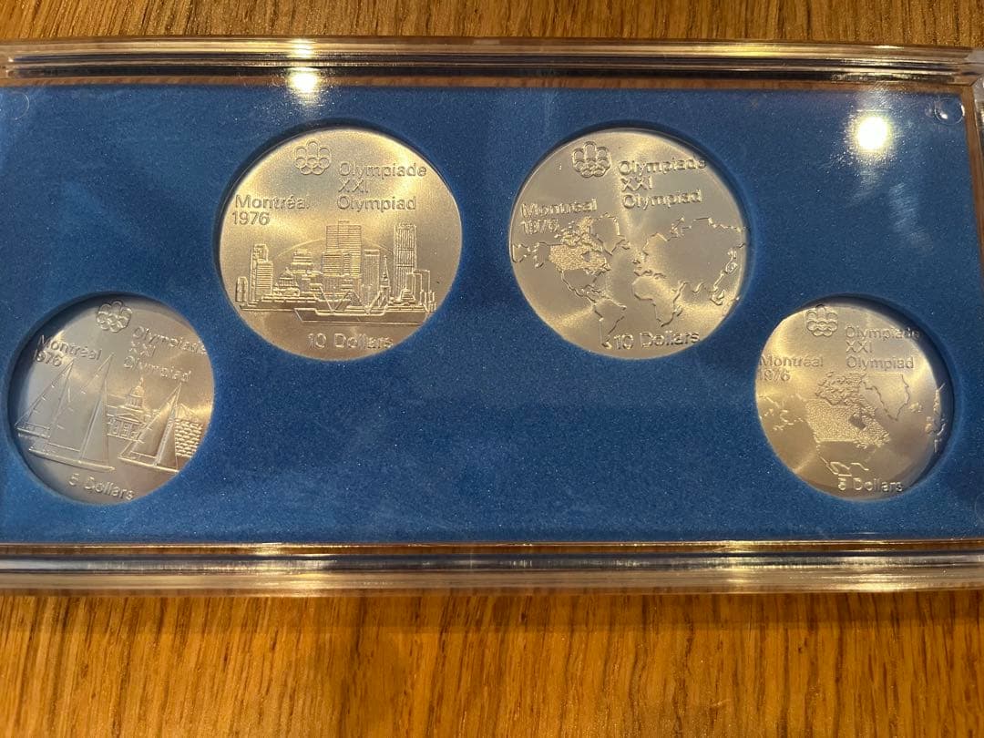 1976年モントリオールオリンピック銀貨4枚セット