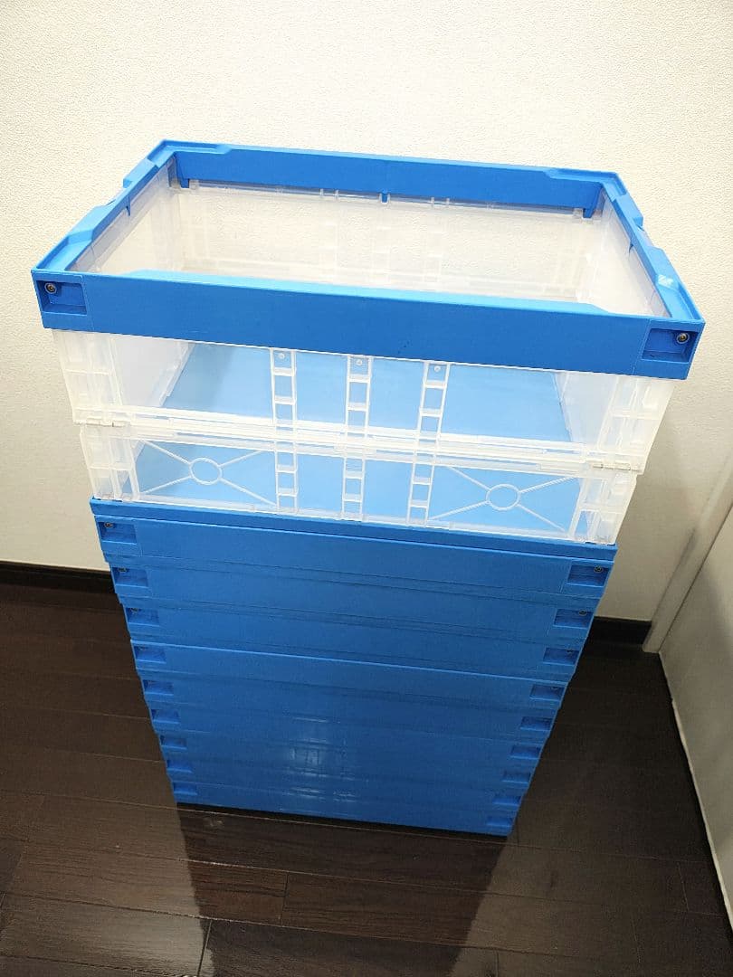 【大特価10点セット】オリコン 折コン 倉庫 バックヤード 在庫 整理 40L②
