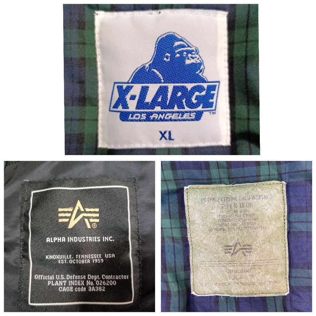 ✨X-LARGE ALPHA INDUSTRIES コラボ N3B モッズコート
