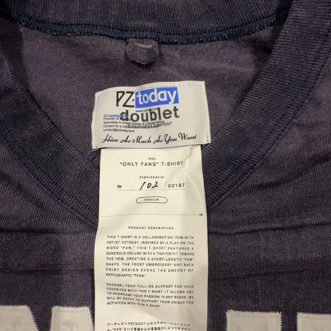 『doublet 』25SS ONLY FANS T-SHIRT