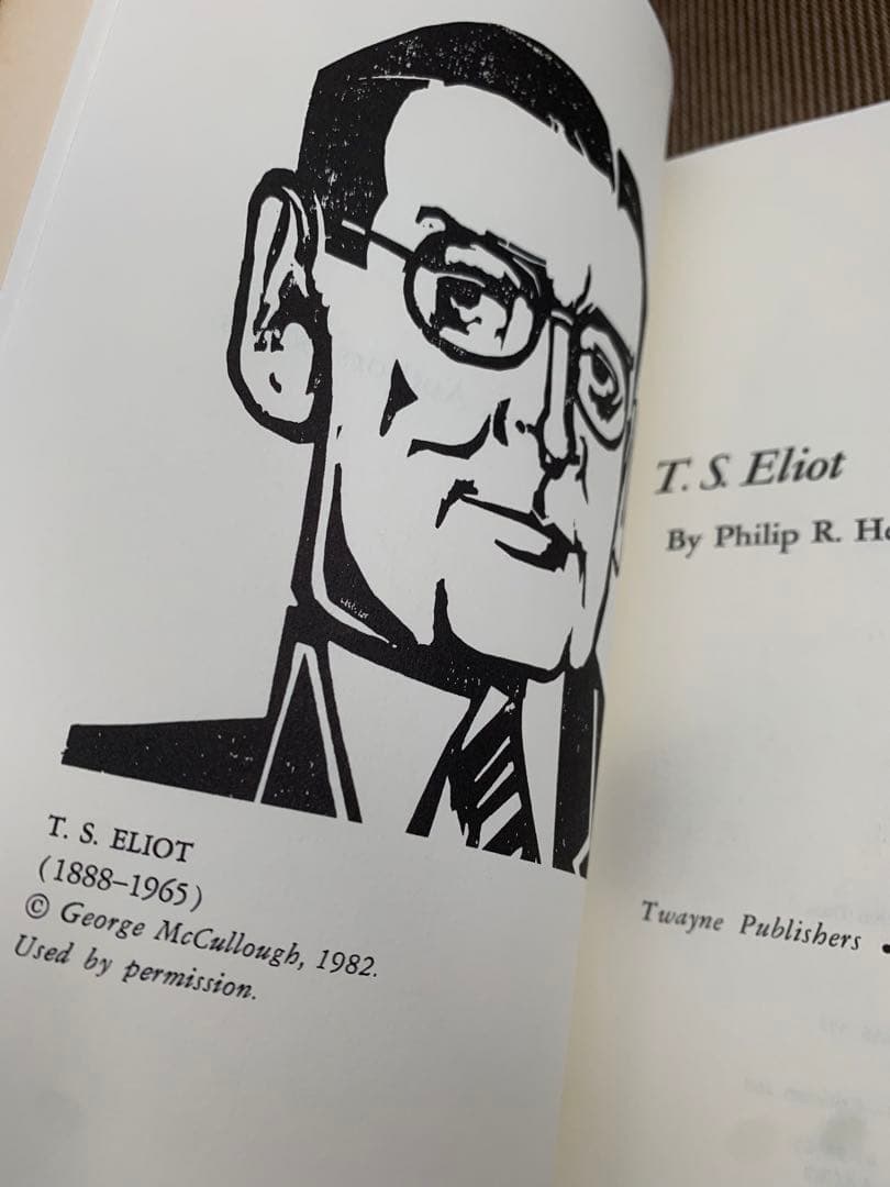 希少　T.S. Eliot Philip R. Headings