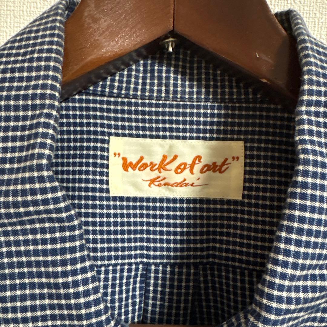 Work of Art kendai チェックカバーオール