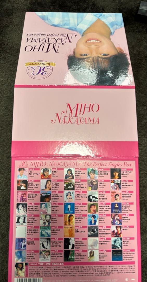 中山美穂30th Anniversary THE PERFECT SINGLES