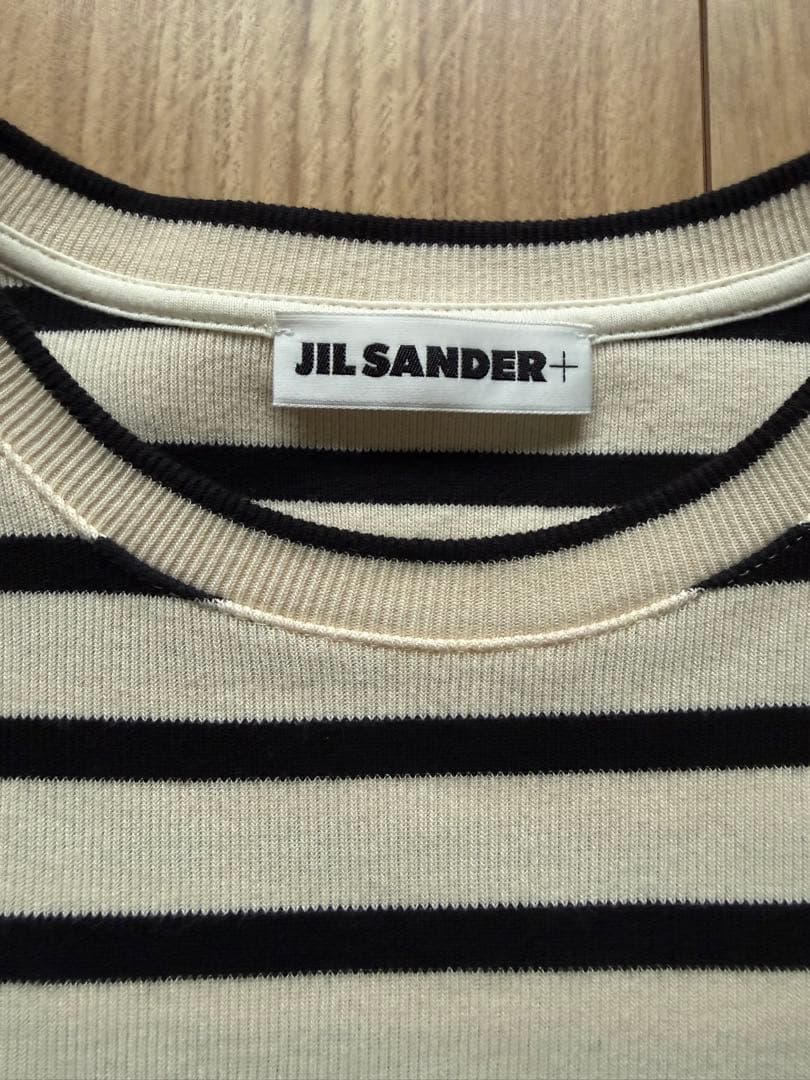 JIL SANDER+ ストライプ 半袖Tシャツ