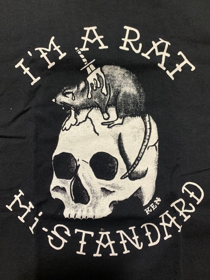 Hi-STANDARD I'M A RAT Tシャツ Lサイズ ブラック
