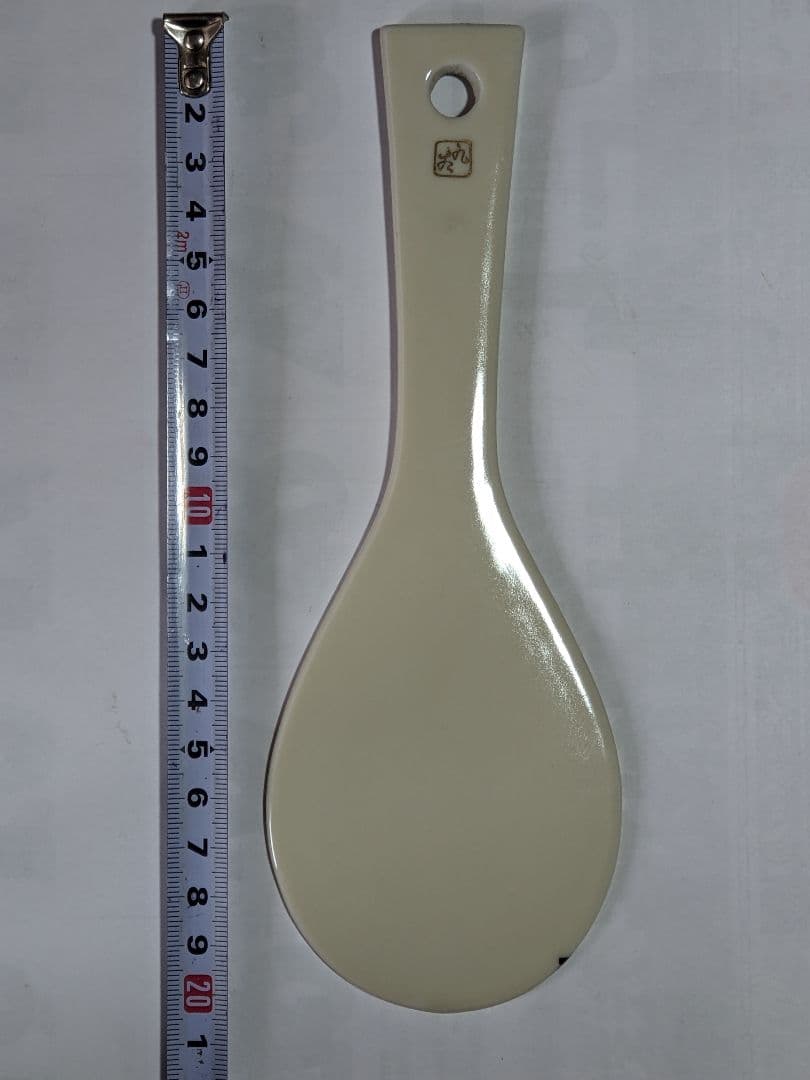 ♦三浦竹泉 京焼 日本画 美人図 しゃもじ ご飯用 美品 工芸品 骨董品