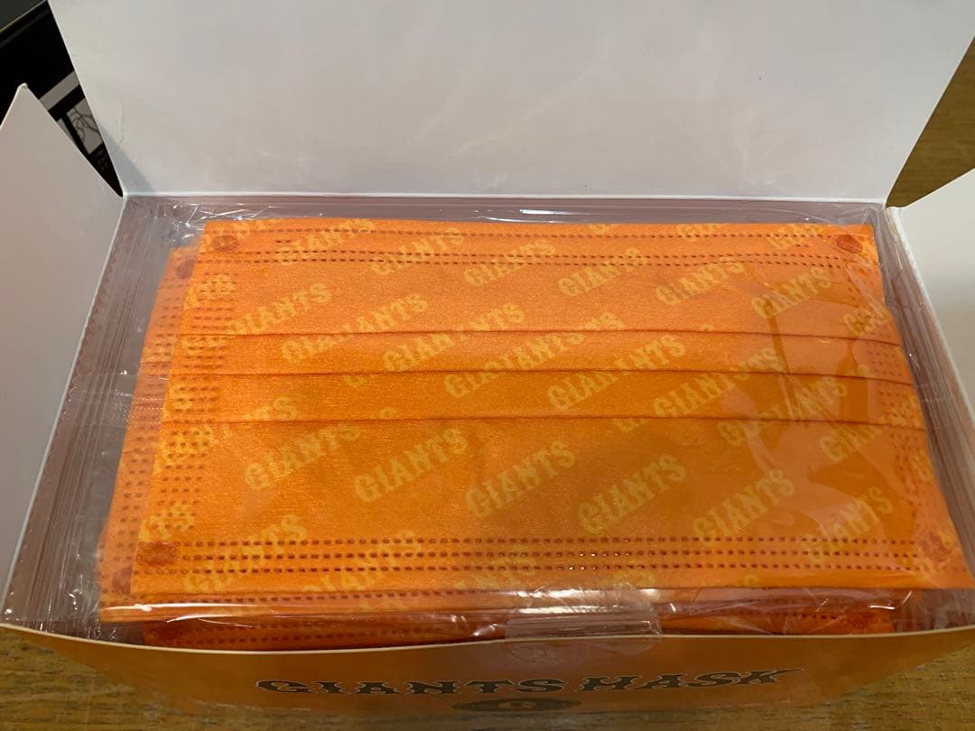 N1109-02★GIANTS MASK 3色セット 50枚入 黒　オレンジ 白