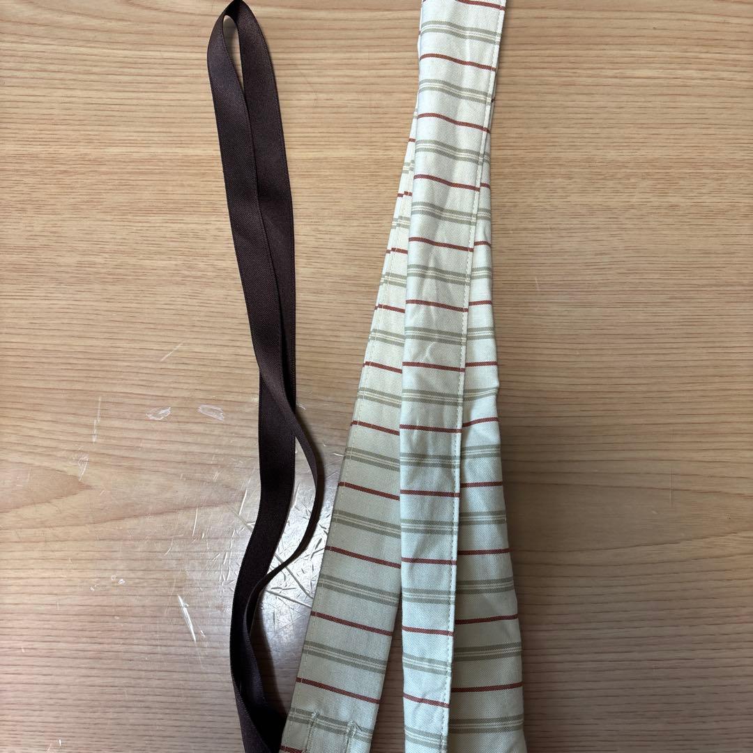 イノセントワールド　ブリティッシュストライプ丸衿ワンピース