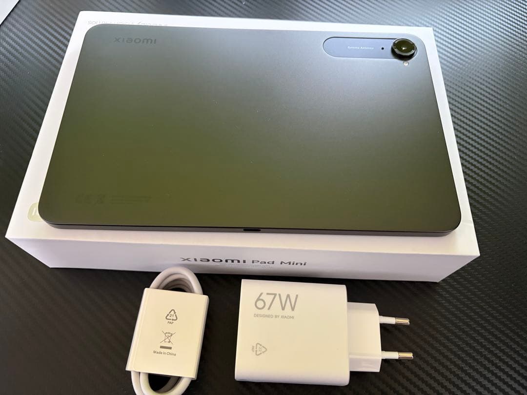 Xiaomi pad mini 256GB ブラック 純正カバー付 箱付