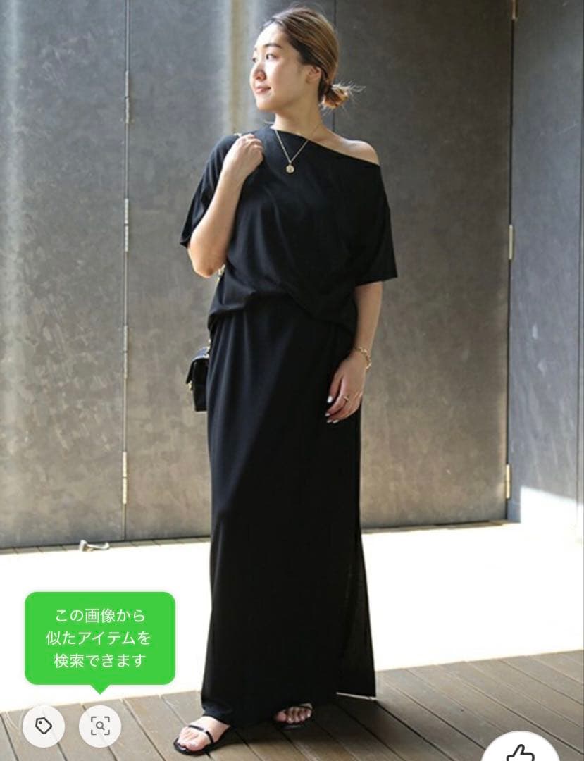 ゆーみん様美品✨即完売✨DeuxiemeClasse ロングスカートウエストゴム