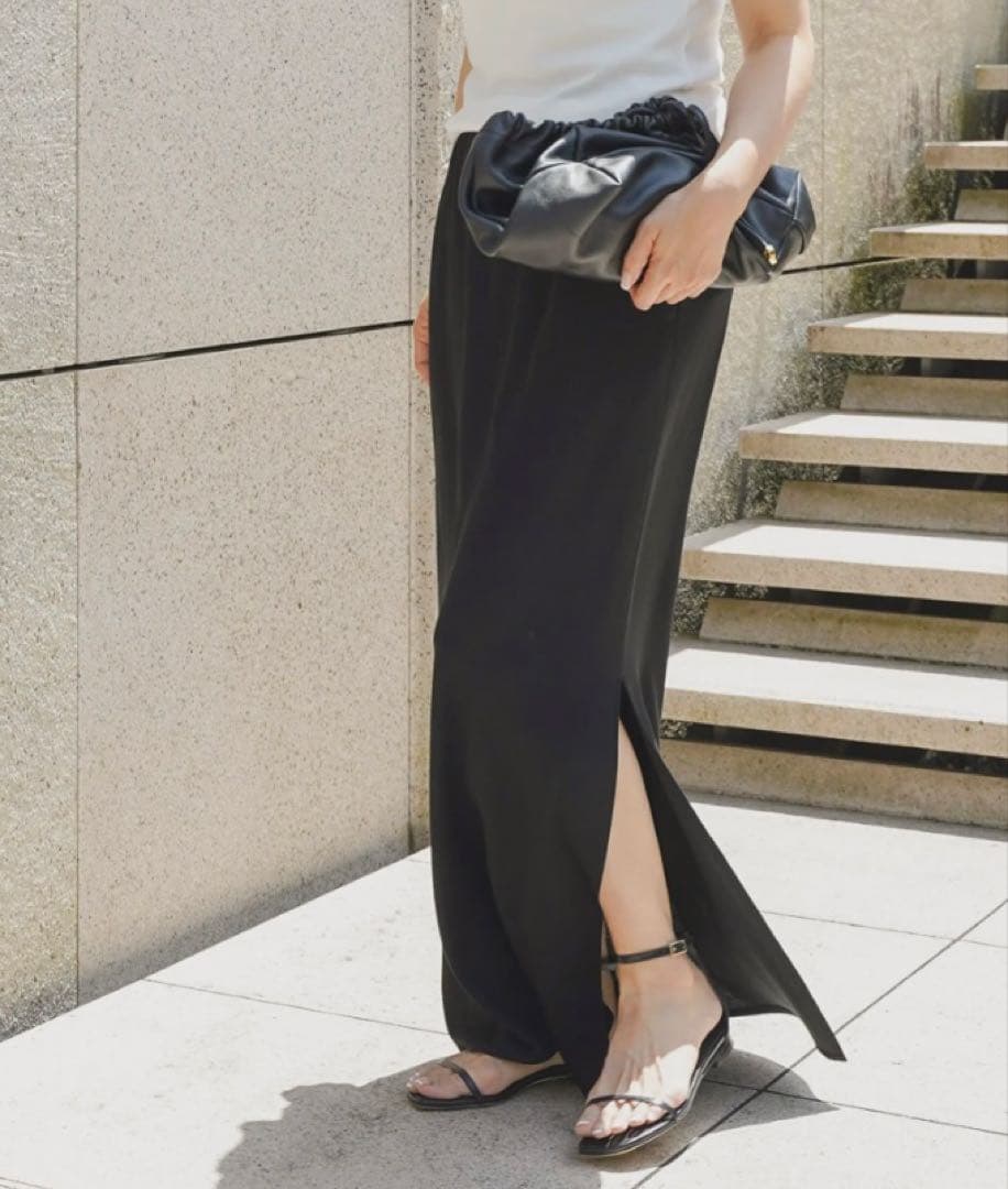 ゆーみん様美品✨即完売✨DeuxiemeClasse ロングスカートウエストゴム