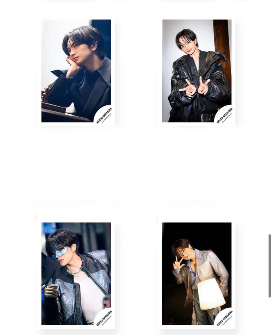 kento.love_313さま専用☆ 中島健人「IDOL1ST」オフショ40枚