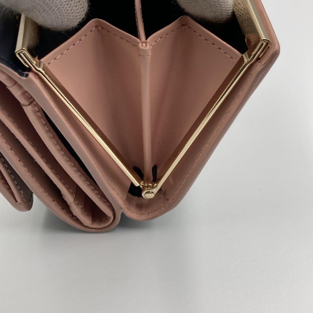 【新品】Paul Smith ポールスミス キャット がま口 三つ折り財布 濃紺