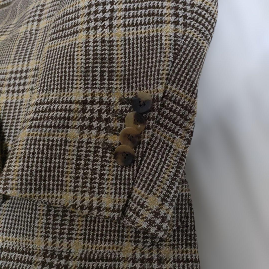 LARDINI チェック柄 ジャケット サイズ46