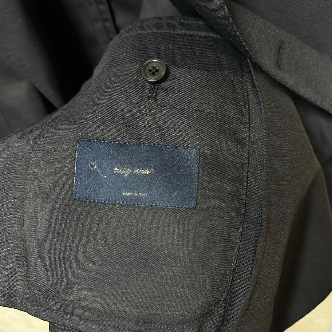 春夏　LARDINI 46 ブレザー テーラードジャケット　メタルボタン