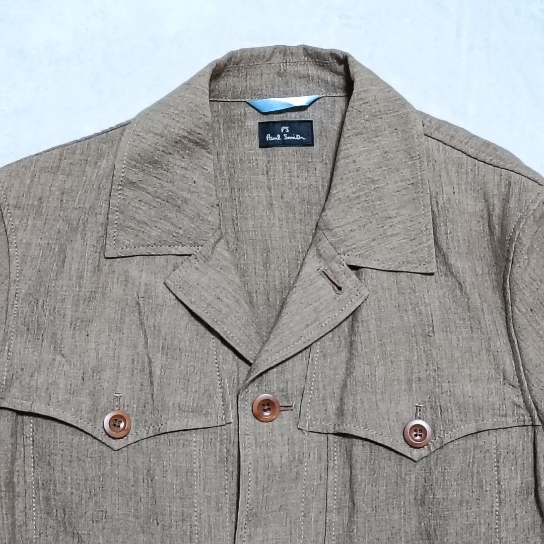 PS Paul Smith カバーオールジャケット L ブラウン 薄手 春秋
