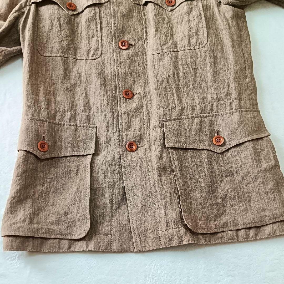 PS Paul Smith カバーオールジャケット L ブラウン 薄手 春秋