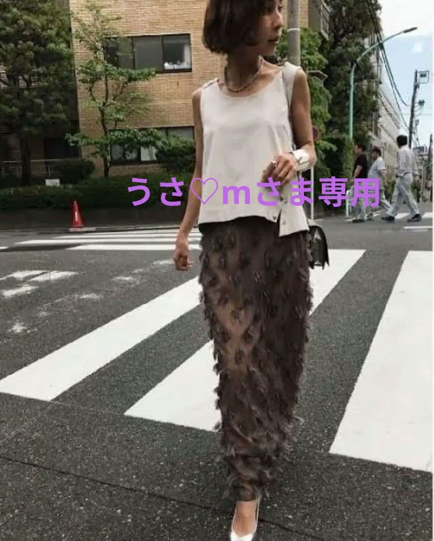アメリ Ameri Vintage MOTIF PENCIL SKIRT