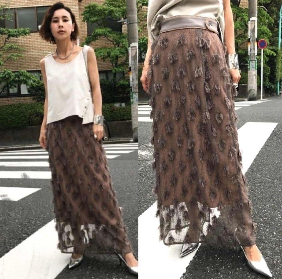 アメリ Ameri Vintage MOTIF PENCIL SKIRT