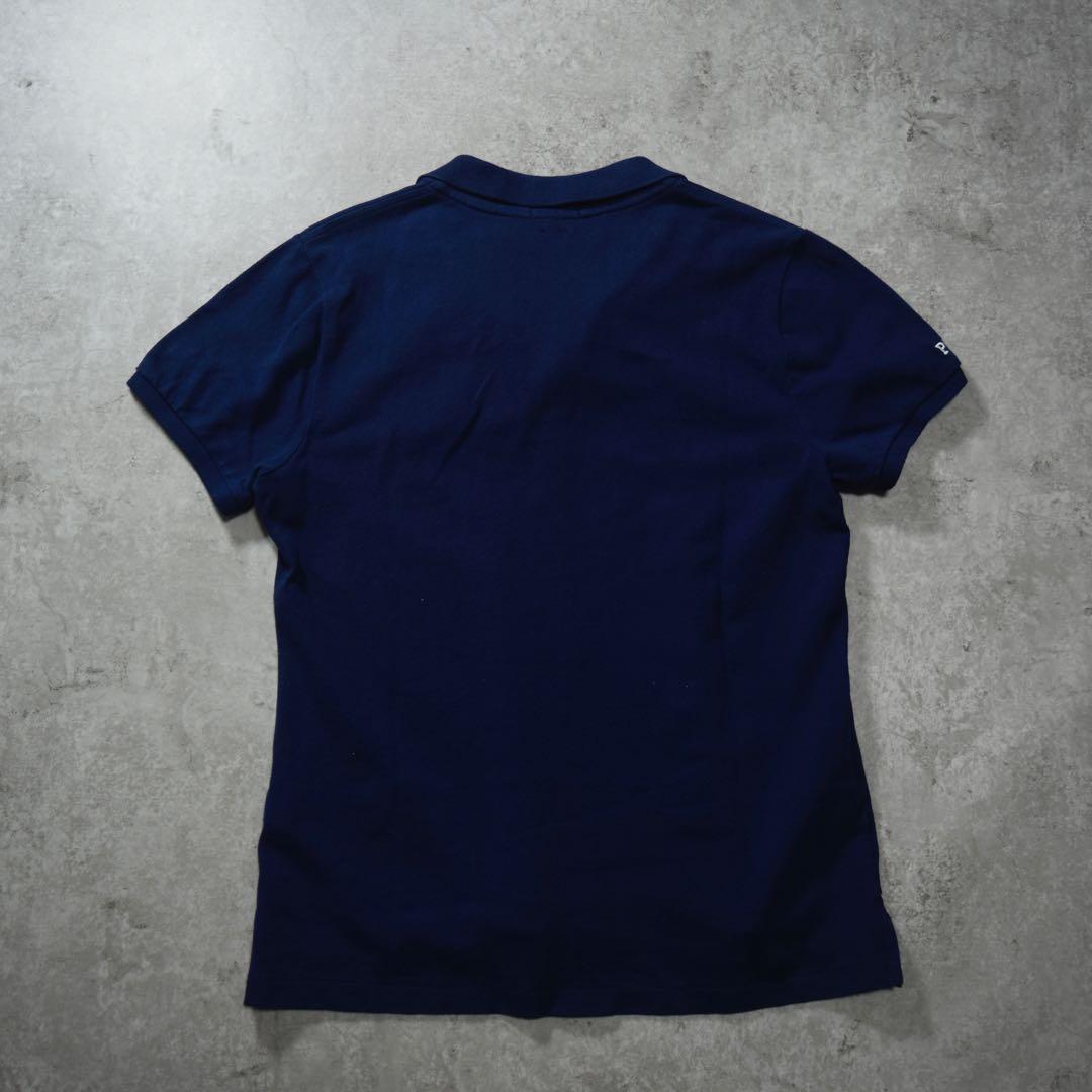 POLO RALPH LAUREN ビッグポニー 半袖ポロシャツ USA国旗 紺