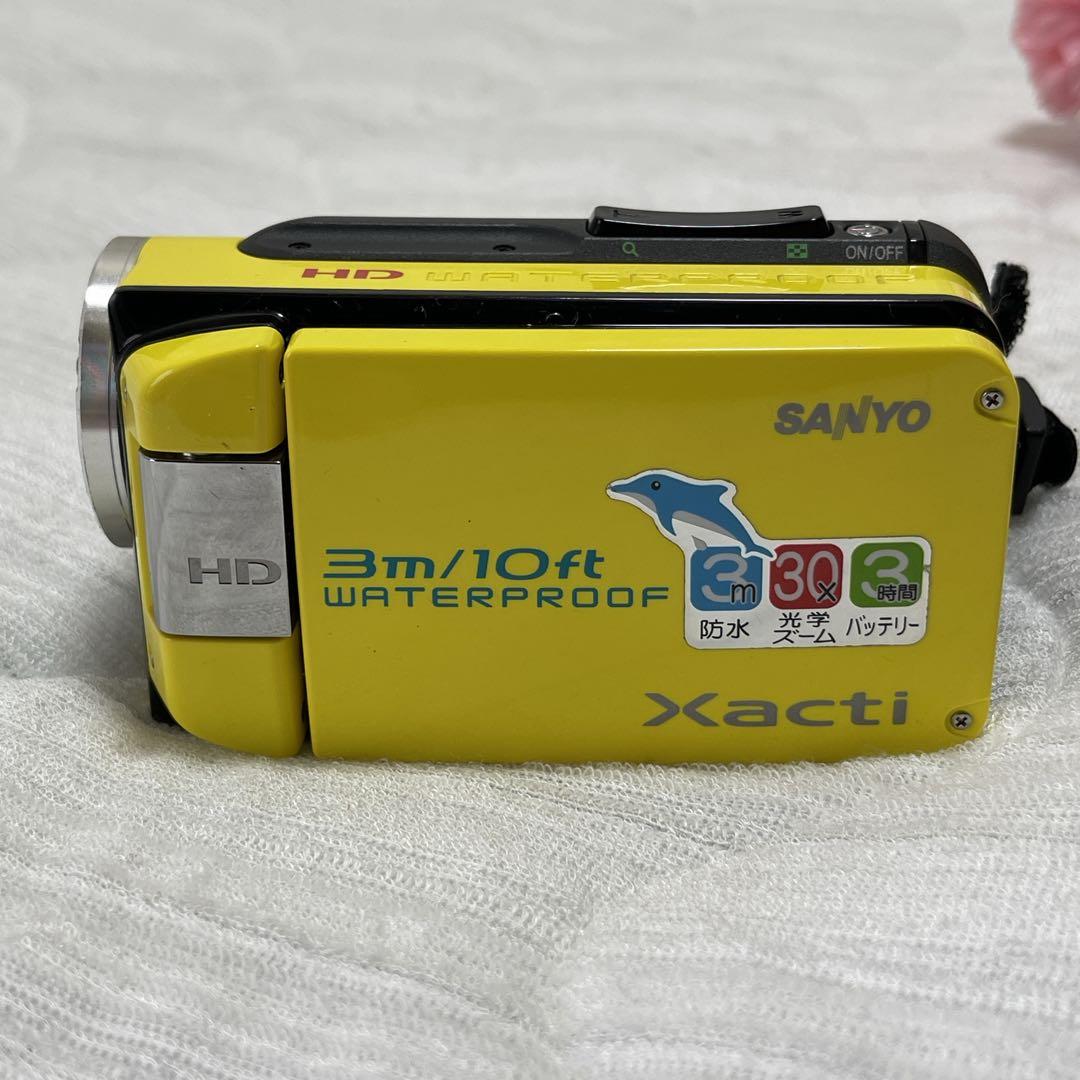 基本動作確認OK！　SANYO Xacti　DMX-WH1人気　イエロー