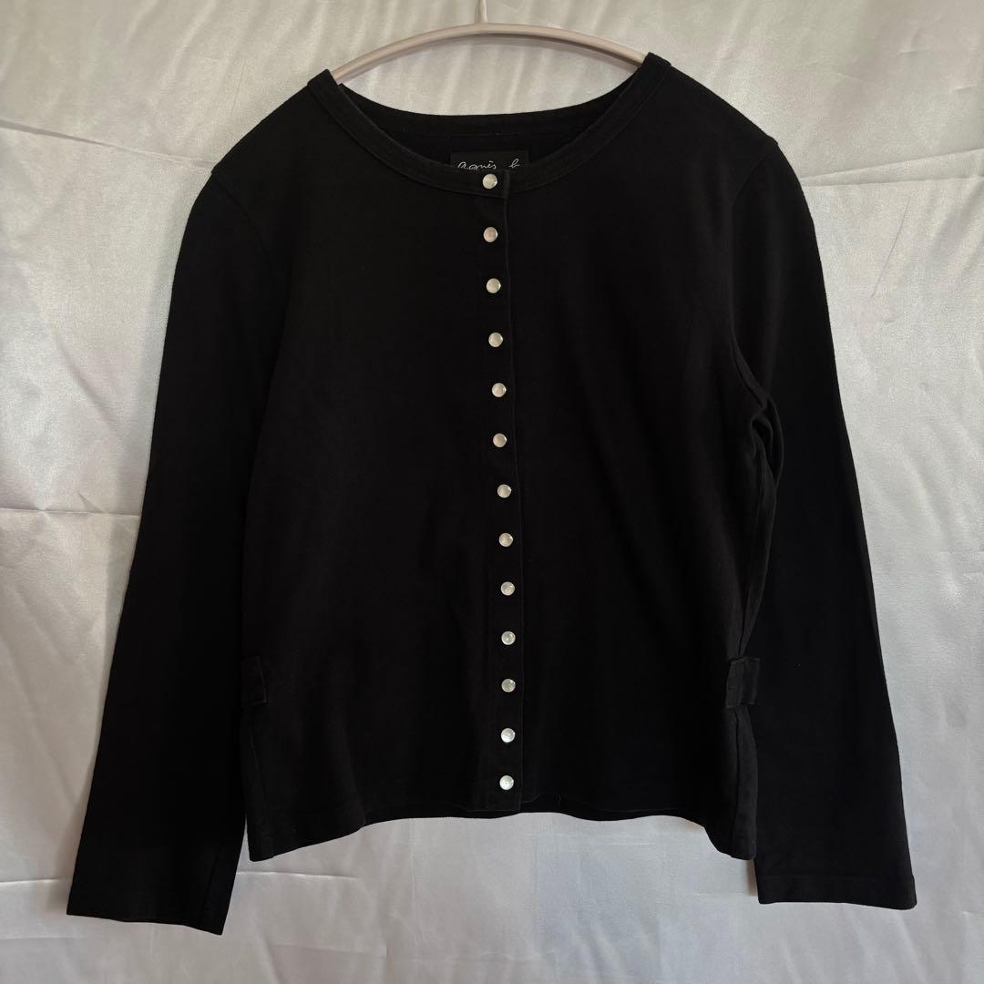 agnes b. コットン100% カーディガン プレッション Mサイズ相当