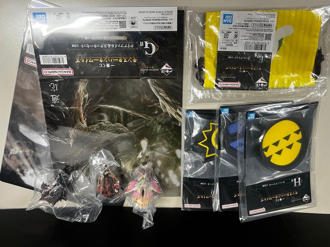 未開封)一番くじモンスターハンターワイルズラストワン賞護竜アルシュベルドおまけ付