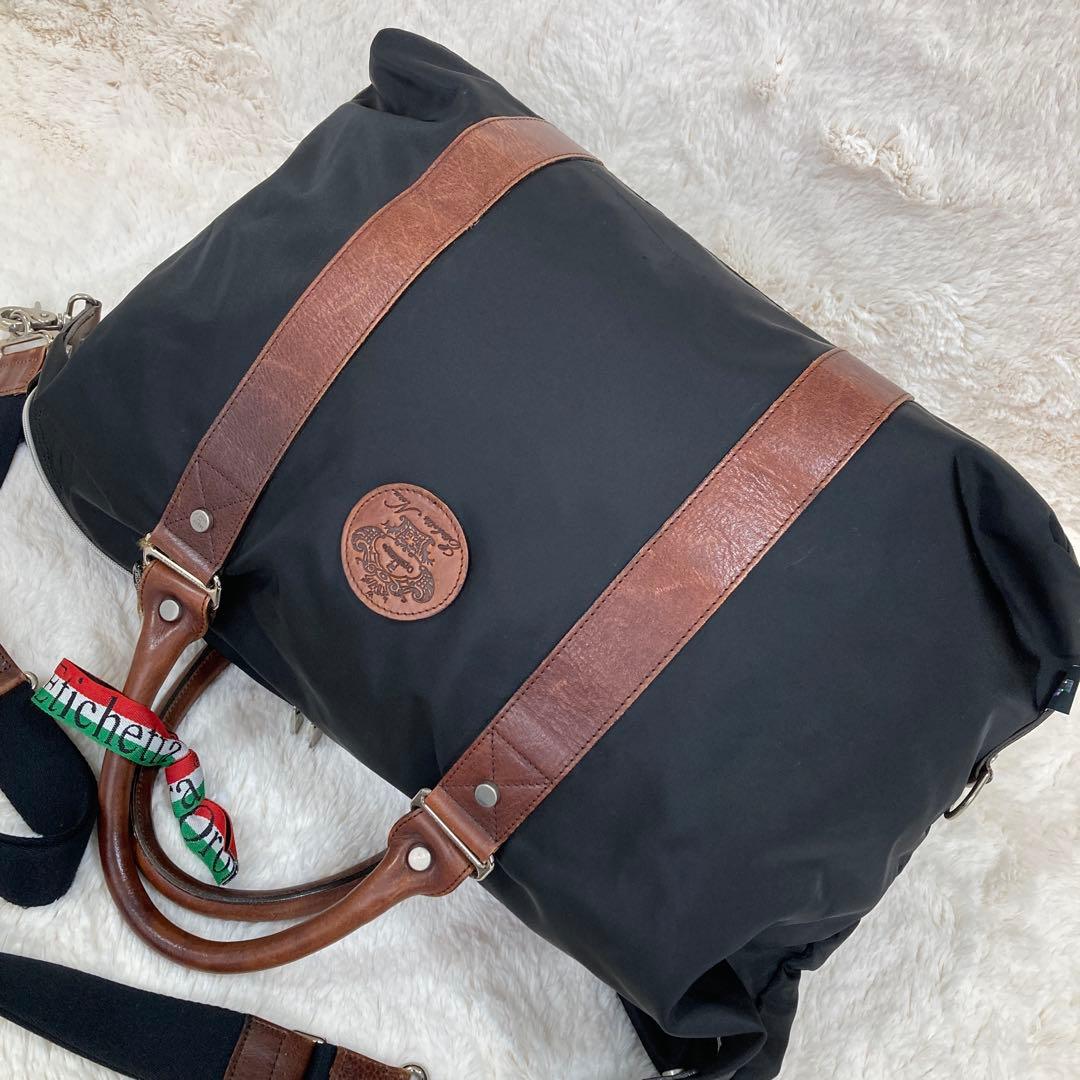 Orobianco Etichetta Nera ボストンバッグ 黒 2way
