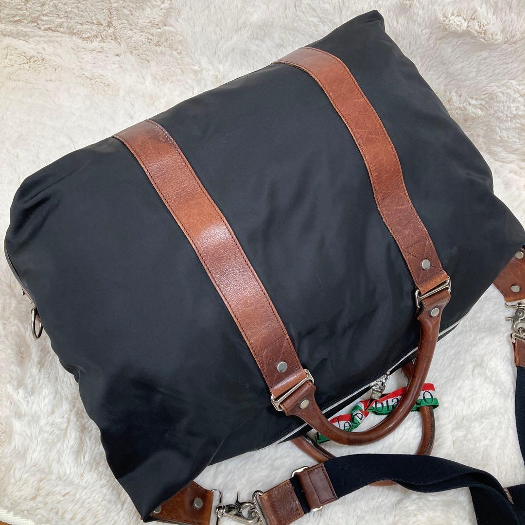 Orobianco Etichetta Nera ボストンバッグ 黒 2way