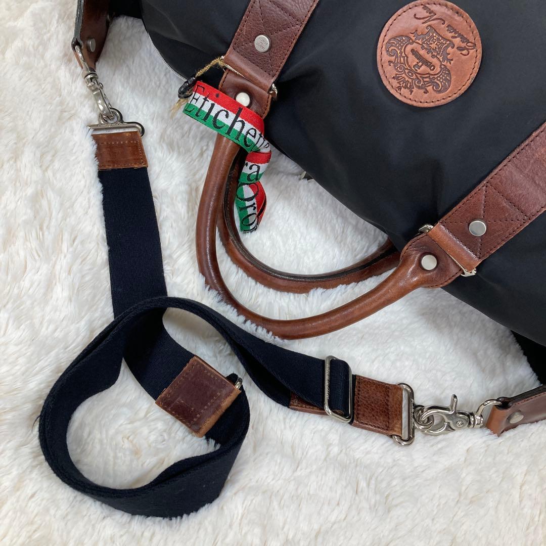 Orobianco Etichetta Nera ボストンバッグ 黒 2way