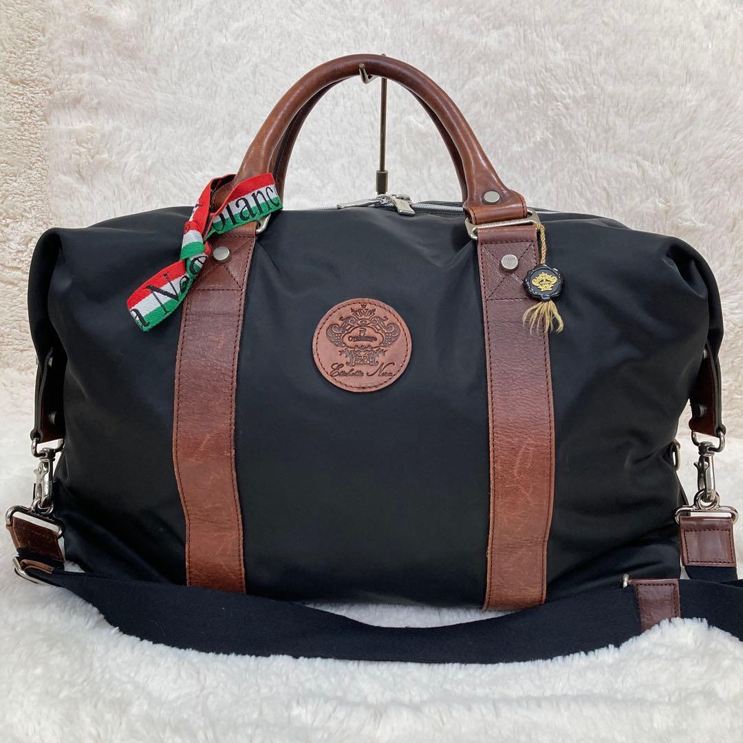 Orobianco Etichetta Nera ボストンバッグ 黒 2way