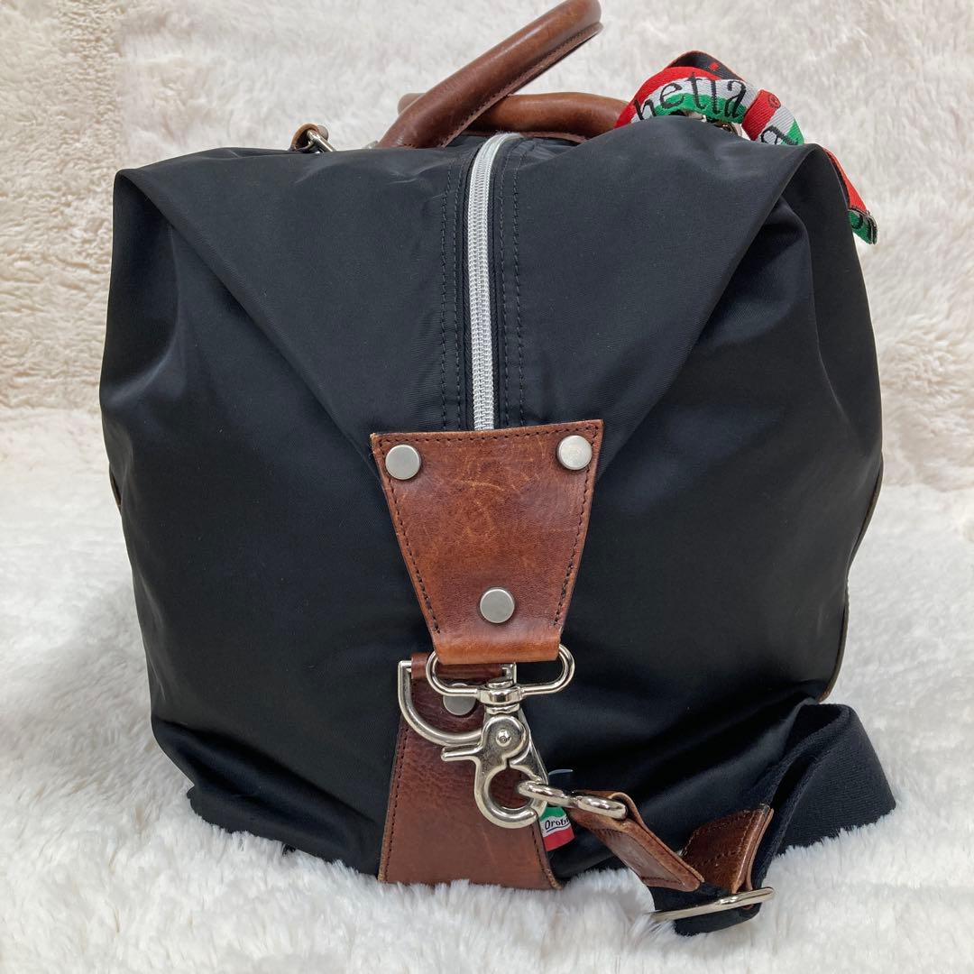Orobianco Etichetta Nera ボストンバッグ 黒 2way
