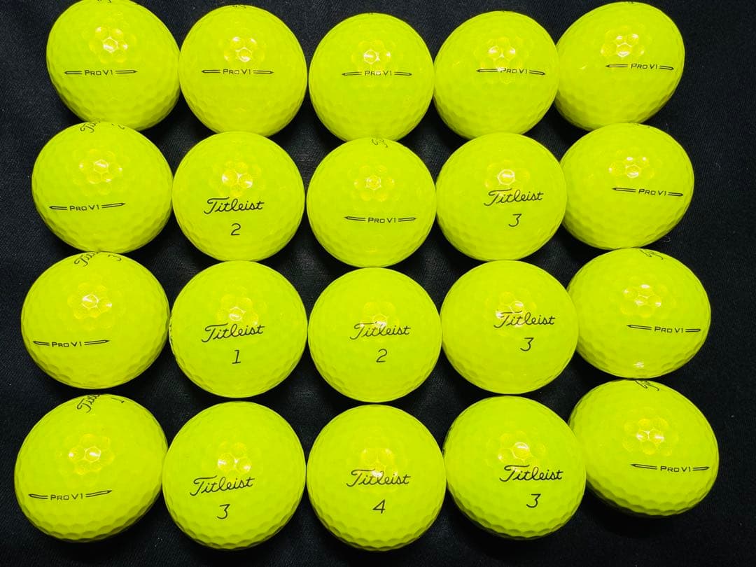 タイトリスト PRO V1 2023年モデル 20個　　イエロー