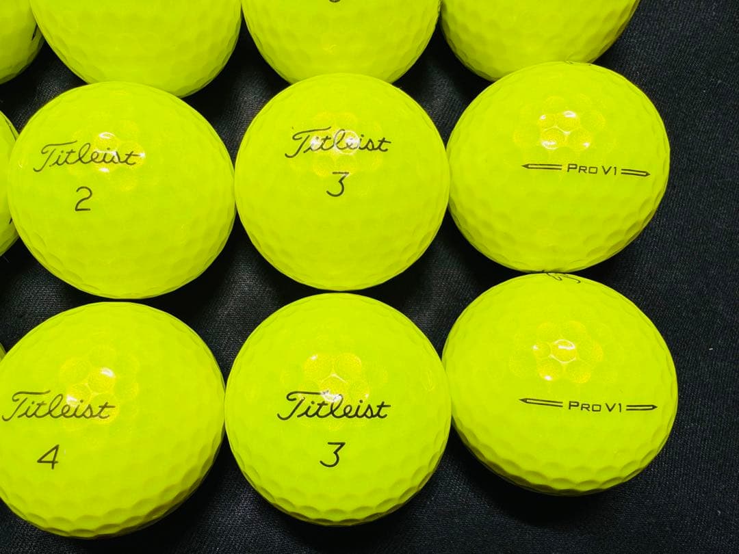 タイトリスト PRO V1 2023年モデル 20個　　イエロー