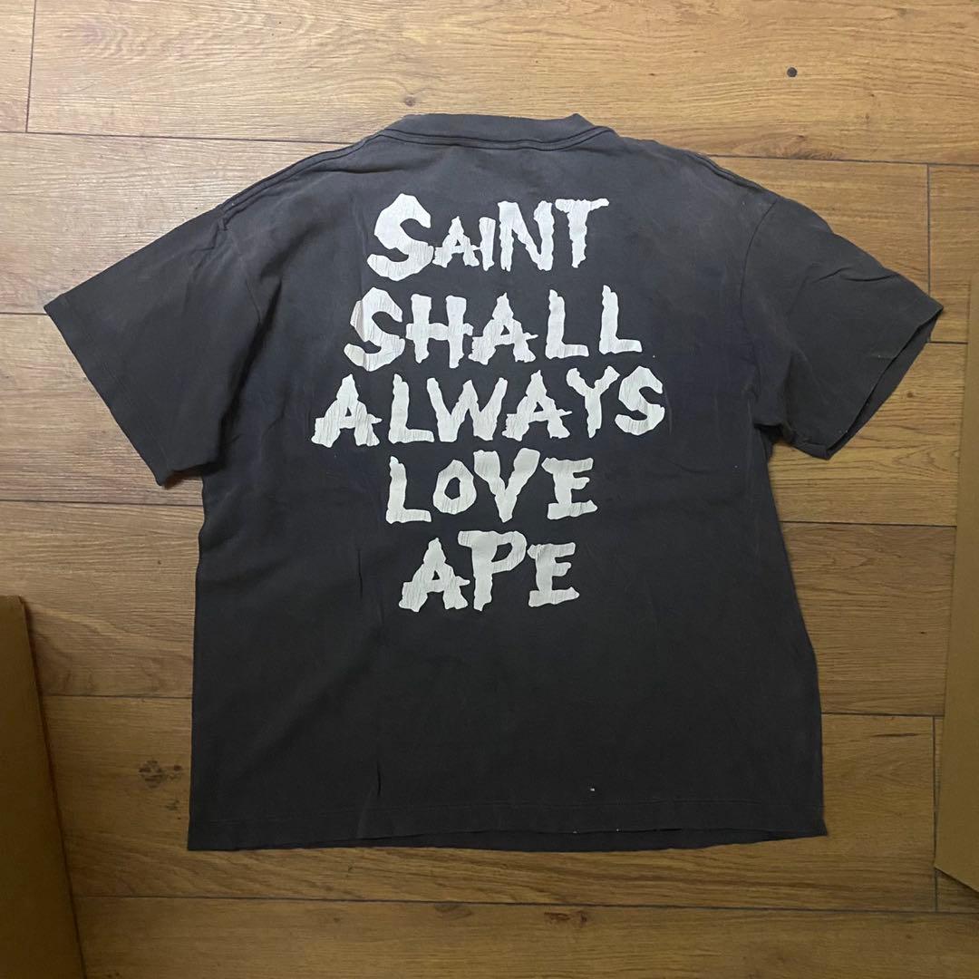 セントマイケル BAPE_SS T-SHIRT/ALWAYS LOVE XXL