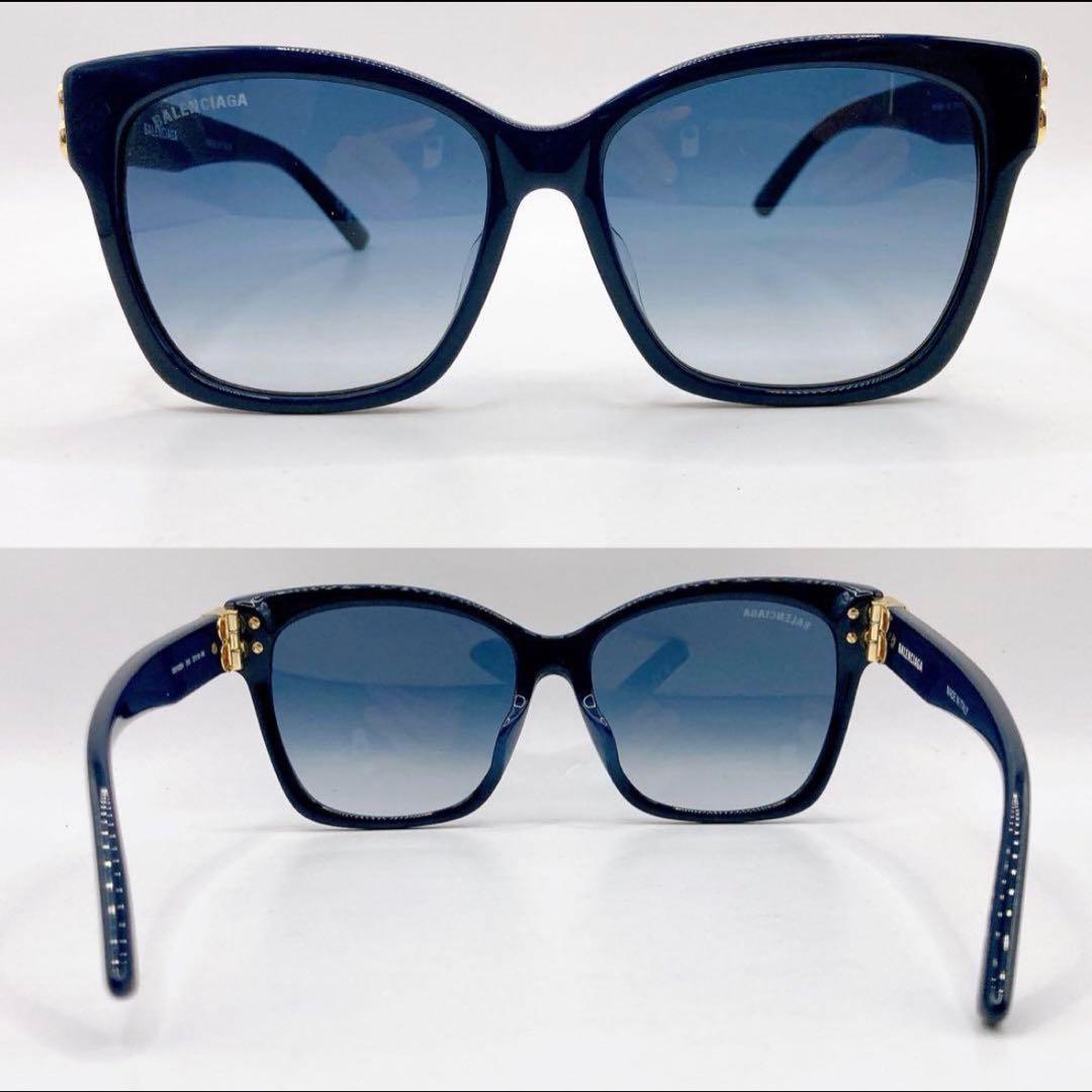美品✨BALENCIAGA サングラス BB0102SA ウェリントン　度なし