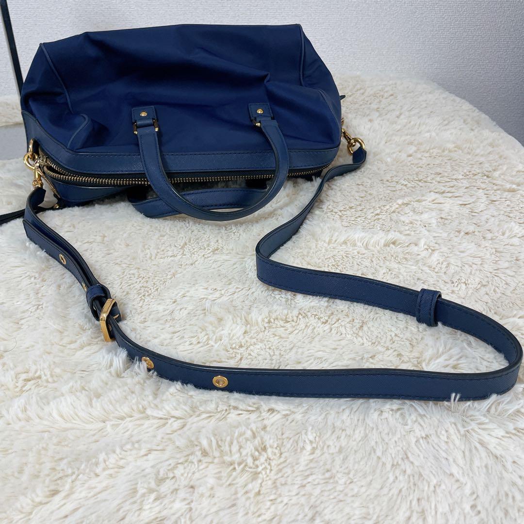 MARC JACOBS 2WAY ナイロン ボストンバッグ ネイビー ショルダー
