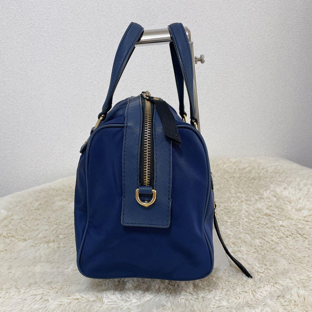 MARC JACOBS 2WAY ナイロン ボストンバッグ ネイビー ショルダー